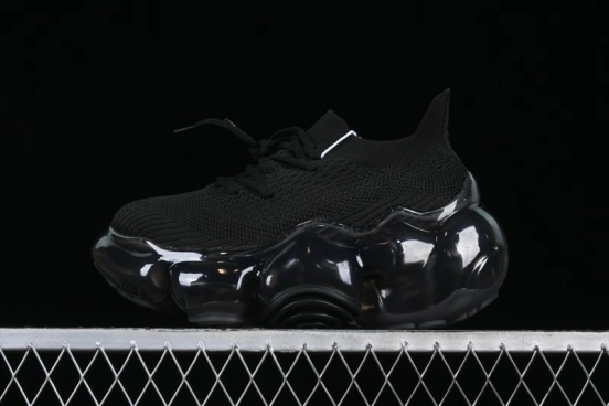 Grounds Big Bubble High Platform Sneakers Black - AJE5