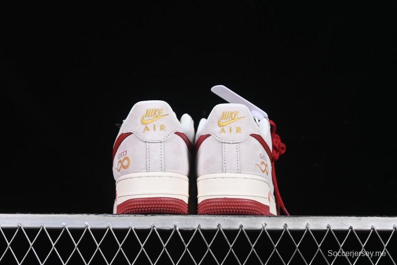Nike Air Force 1 '07 Low Gucci Collaboration Year of the Snake Limited Edition Red Snake Sneakers - XZ6188-020