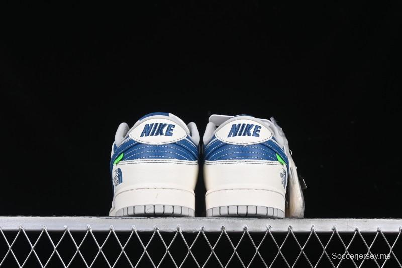 Nike SB Dunk Low The North Face Collaboration Anniversary Edition Customized Low-Top Casual Skate Shoes - DM6868-040