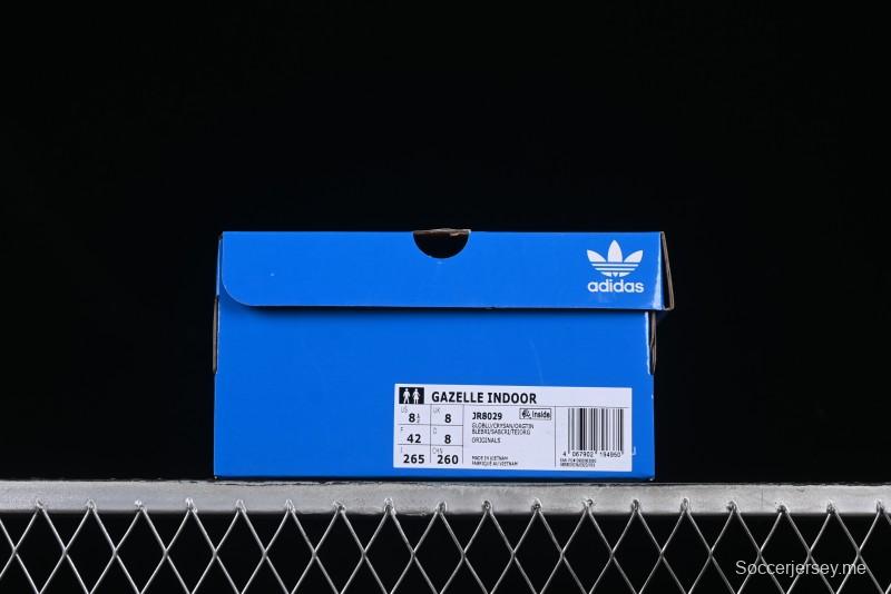 Adidas Originals Gazelle Indoor JR8029 Retro Casual Slip-Resistant Wear-Resistant Low-Top Skate Shoes