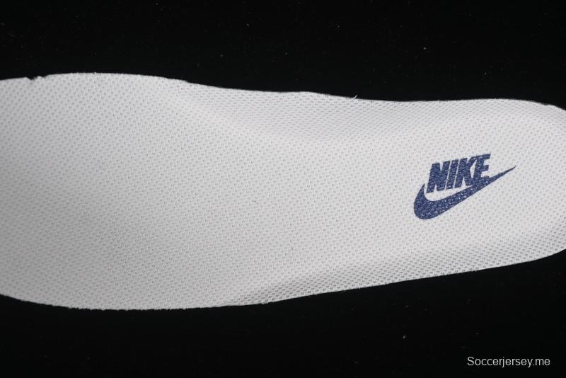 Nike Air Force 1 '07 Low Stussy Collaboration Dark Blue Suede White Swoosh Low-Top Casual Sneakers - XZ6188-673