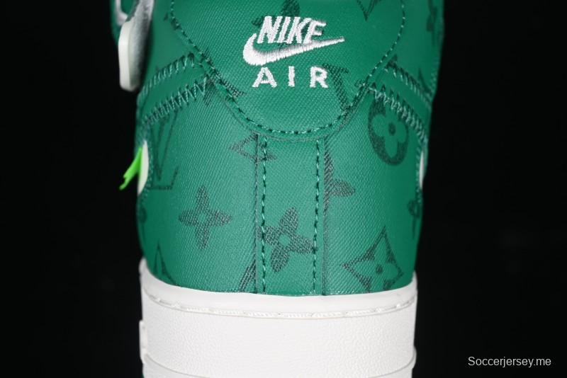 Nike Air Force 1 '07 Mid Casual Sneakers in Green - LL0222-002