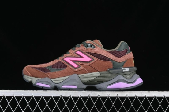 New Balance 9060 Retro Casual Running Shoes with ABZORB Cushioning Technology - U9060BUR