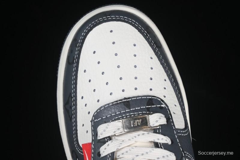 Nike Air Force 1 '07 Low LV Collaboration Beige Print Casual Sneakers - CS5288-002