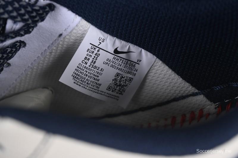 Nike Air Force 1 '07 Low Bape Collaboration Off-White Navy Blue Casual Sneakers - HH7518-066