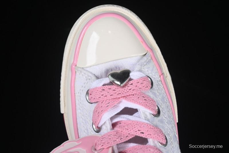 Converse Chuck 70 Valentine's Day Rose High Top Casual Sneakers - A14798C