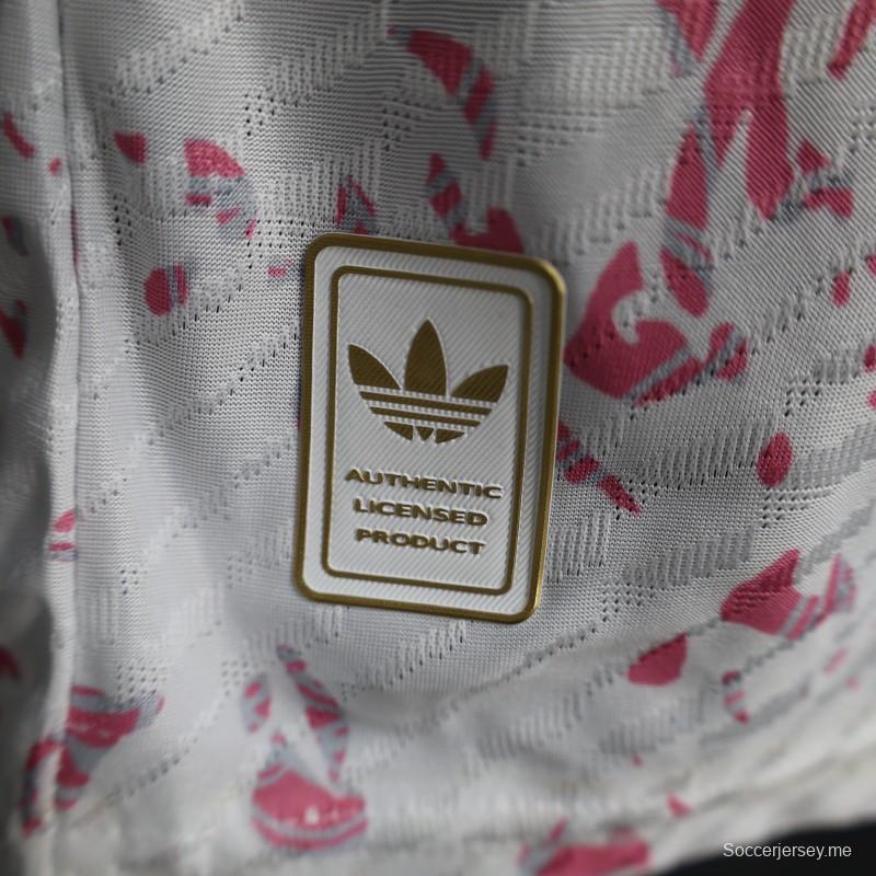 قميص ريال مدريد 25/26 إصدار اللاعب 25/26 وردي بنقشة التنين