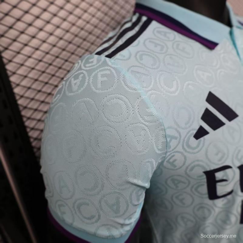 إصدار اللاعب 25/26 قميص أرسنال الأزرق الخاص 25/26