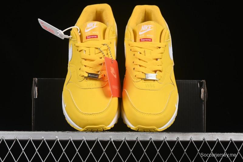 Nike Air Max 1 Retro Running Shoes with Half-Sole Air Cushion - HF8813-700