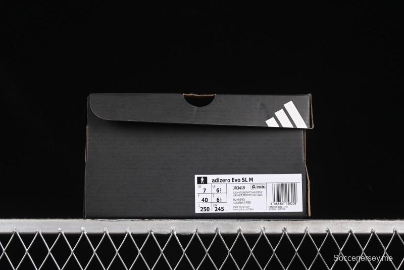 Adidas Adizero Evo SL Lightweight Breathable Cushioned Running Shoes - JR3419