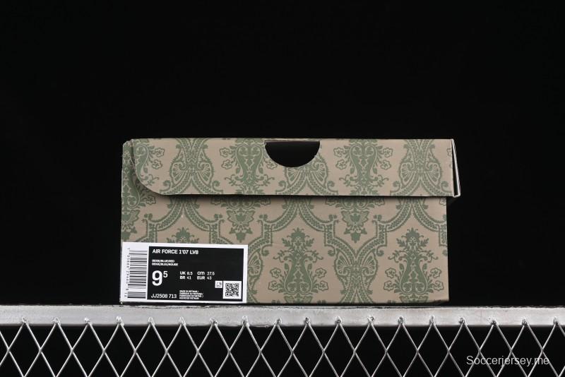 حذاء نايك اير فورس 1'07 منخفض من نايك بالتعاون مع غوتشي حذاء رياضي كاجوال أزرق أحمر سووش - JJ2508-713