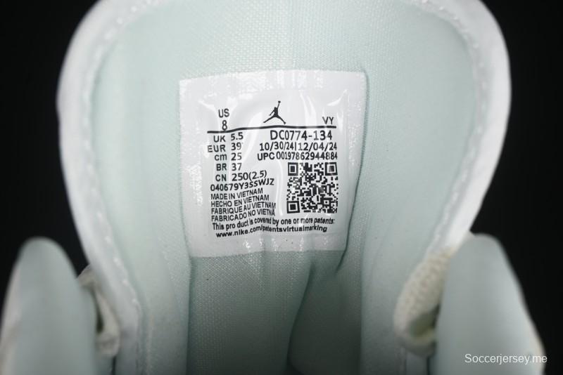 حذاء نايك اير جوردان 1 اير جوردان 1 لاو AJ1 أبيض نعناعي أخضر منخفض الكاجوال لايف ستايل - DC0774-134