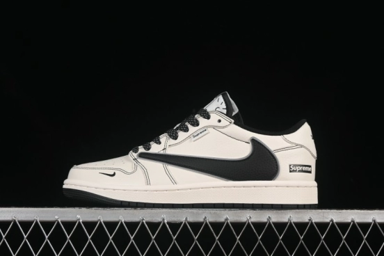 حذاء نايك ترافيس سكوت x Fragment Design x Air Jordan 1 Low OG SP SP الرياضي الكاجوال - DH0223-311