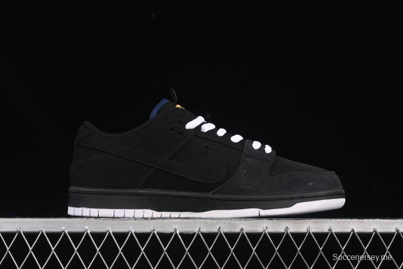 حذاء تزلج نايك SB Dunk Low Pro ISO باللون الأسود المطاطي SB منخفض السقف - CD2563-006