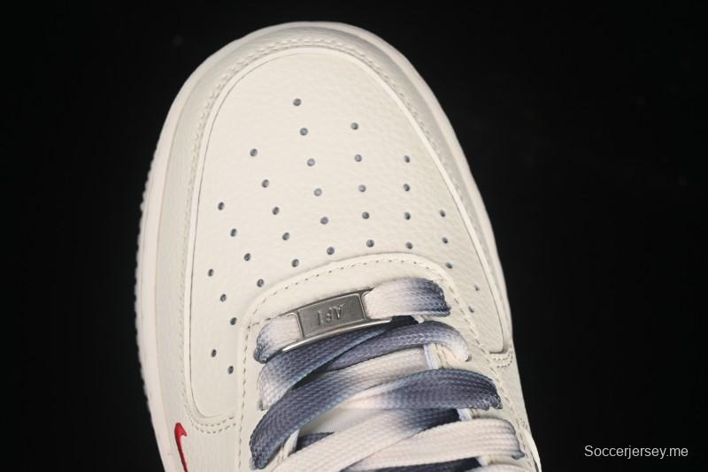 حذاء نايك اير فورس 1 '07 سوبريم سوبريم سوبريم سنيكرز نايك اير فورس 1 '07 سوبريم سوبريم تعاون دوال تون رمادي مطبوع كاجوال - HH7518-077