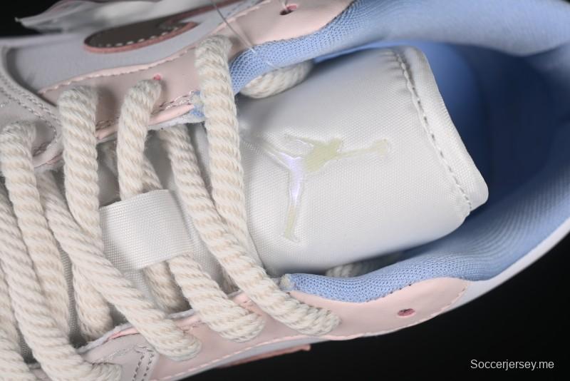 حذاء نايك اير جوردان 1 اير جوردان 1 لاو AJ1 كارفينج باللون الوردي - IB8859-101