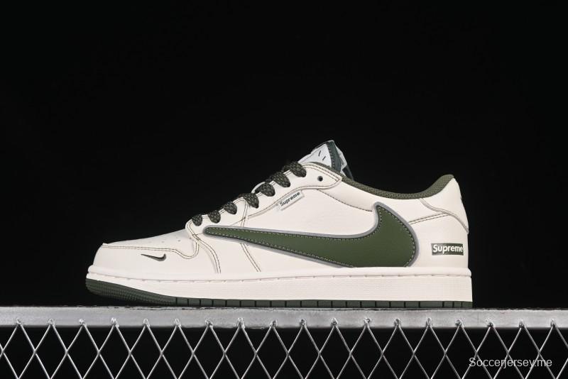 حذاء نايك ترافيس سكوت x Fragment Design x Air Jordan 1 Low OG SP SP AJ1 Collaboration AJ1 سنيكرز كاجوال من نايك - DH0223-333