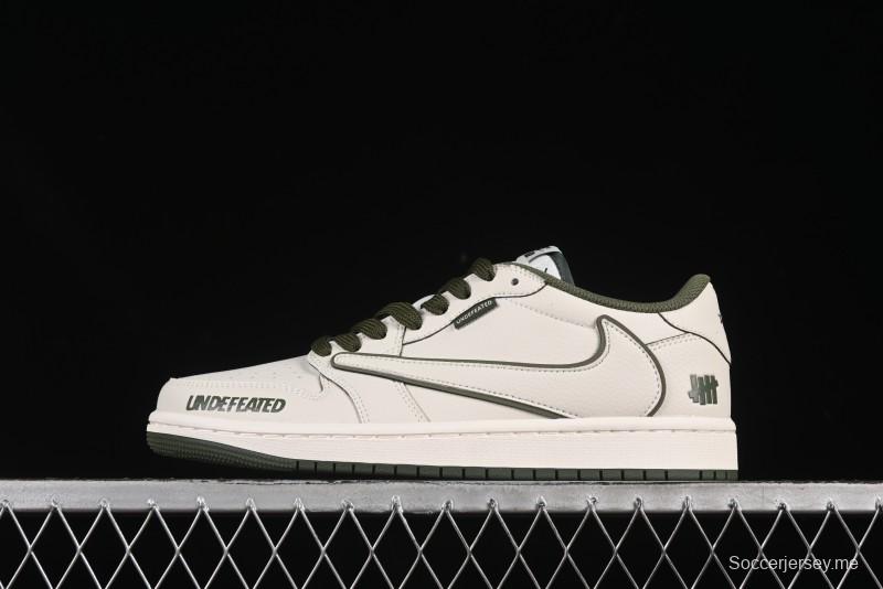 حذاء نايك ترافيس سكوت x Fragment Design x Air Jordan 1 Low OG SP SP AJ1 Collaboration AJ1 سنيكرز كاجوال من نايك - DF1845-535