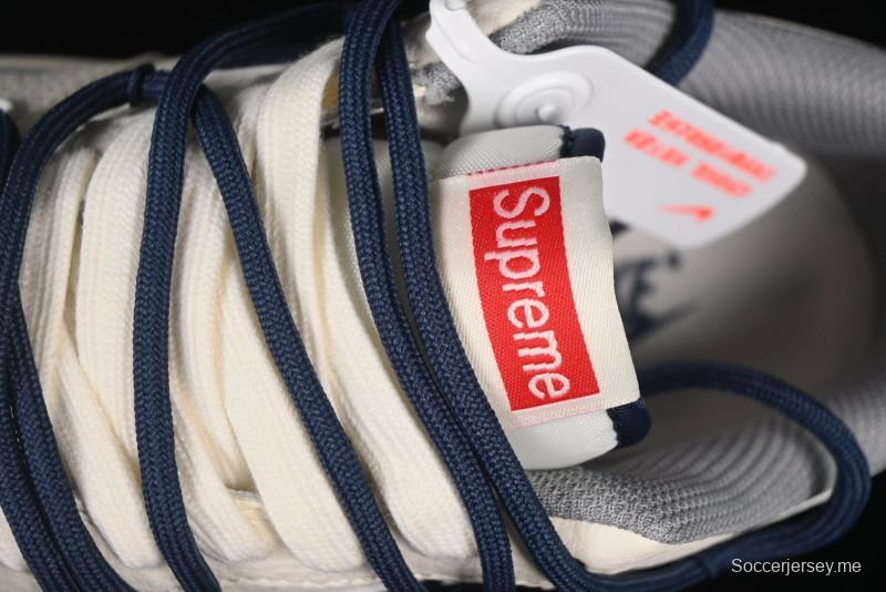 حذاء نايك اير فورس 1 '07 منخفض سوبريم سوبريم سوبريم تعاون نايك بلونين أزرق رمادي برباط - DM686868-068