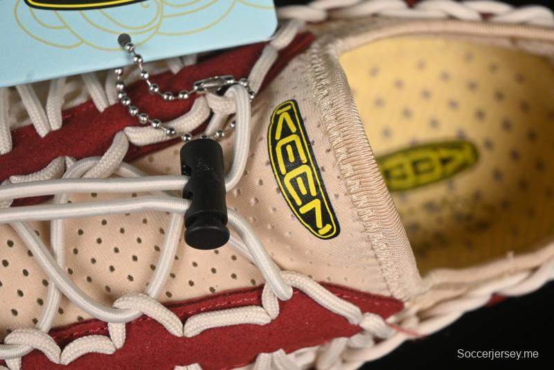 صندل رياضي مسطح منسوج بحزام مطاطي منسوج بحزام مطاطي في الهواء الطلق - 1014097 أحمر