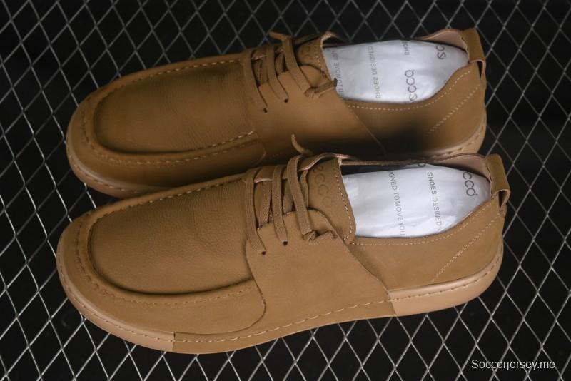 حذاء ECCO AT.KOLLEKTIVE للجنسين من جلد الكنغر الكاجوال مع بنية مبطنة نرويجية - 63673101002