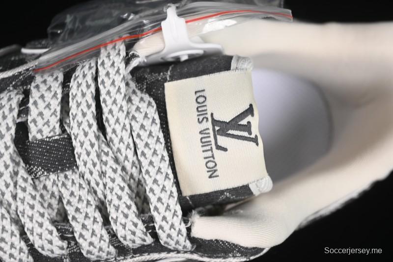 حذاء نايك اير فورس 1'07 منخفض LV Collaboration أسود كاجوال من الدنيم - SC9207-530