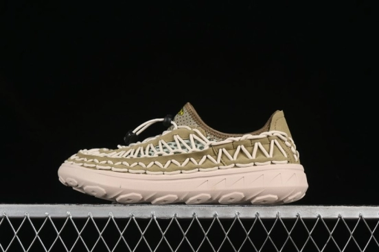 صندل رياضي مسطح منسوج بحزام مطاطي منسوج بحزام مطاطي للرياضات المائية الخارجية من كين يونيك - 1014097