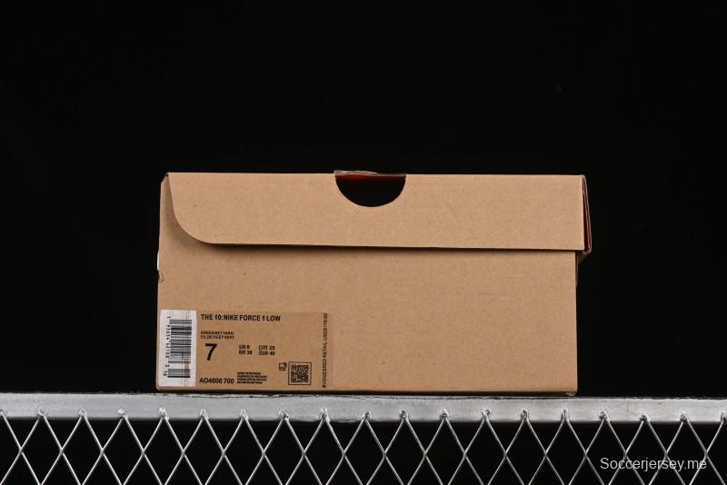 حذاء نايك اوف وايت × اير فورس 1 اير فورس 1 لو اوف وايت بالتعاون مع اوف وايت اوف اوف نايك حذاء رياضي أصفر شفاف - AO4606-700