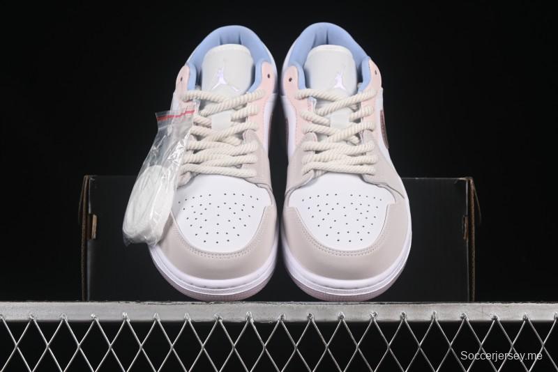 حذاء نايك اير جوردان 1 اير جوردان 1 لاو AJ1 كارفينج باللون الوردي - IB8859-101