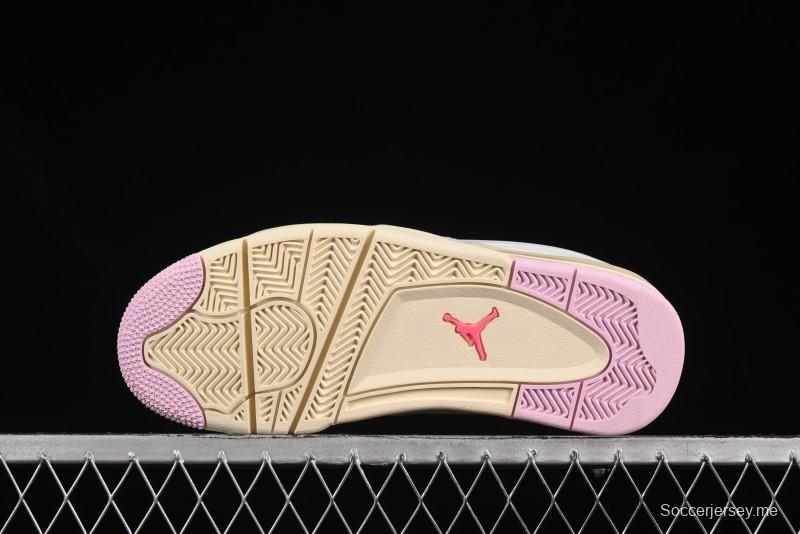 حذاء نايك اير جوردان 4 ريترو ريترو من نايك مع جزء علوي من نسيج شبكي وشمواه - IB4466-025