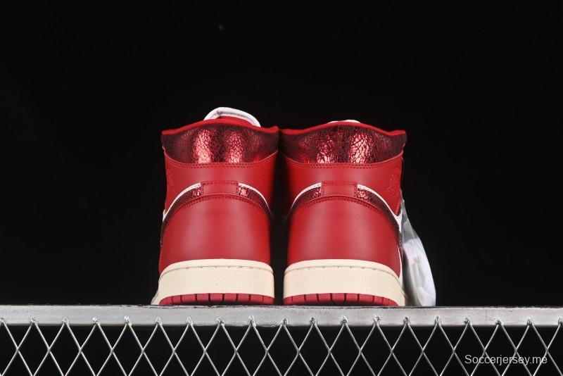 حذاء نايك اير جوردان 1 ميد AJ1 من نايك اير جوردان 1 ميد AJ1 الصين أحمر متوسط الكاجوال - HJ9337-106