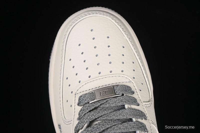 حذاء نايك اير فورس 1 '07 منخفض من نايك بالتعاون مع بابي باللون البيج ستاري سكاي سنيكرز كاجوال - HH7518-065