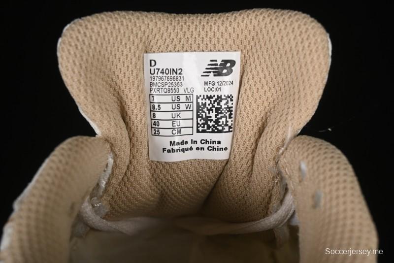 حذاء جري رياضي كاجوال رياضي من سلسلة نيو بالانس 740 ريترو بأسلوب أبي - U740IN2