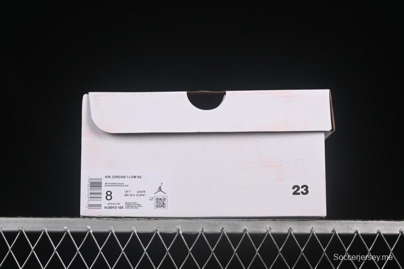 نايك اير جوردان 1 اير جوردان 1 لاو AJ1 AJ1 أرجواني داكن منخفض الكاجوال لايف ستايل - HJ5910-105