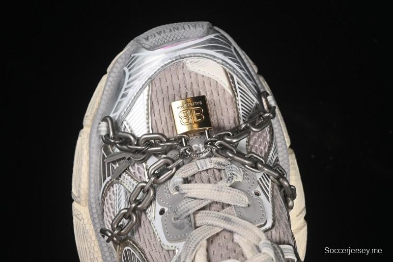 حذاء بالنسياغا الرياضي فانتوم سنيكرز 3XL من بالنسياغا بحزام شفاف للكعب - W3XPL9182