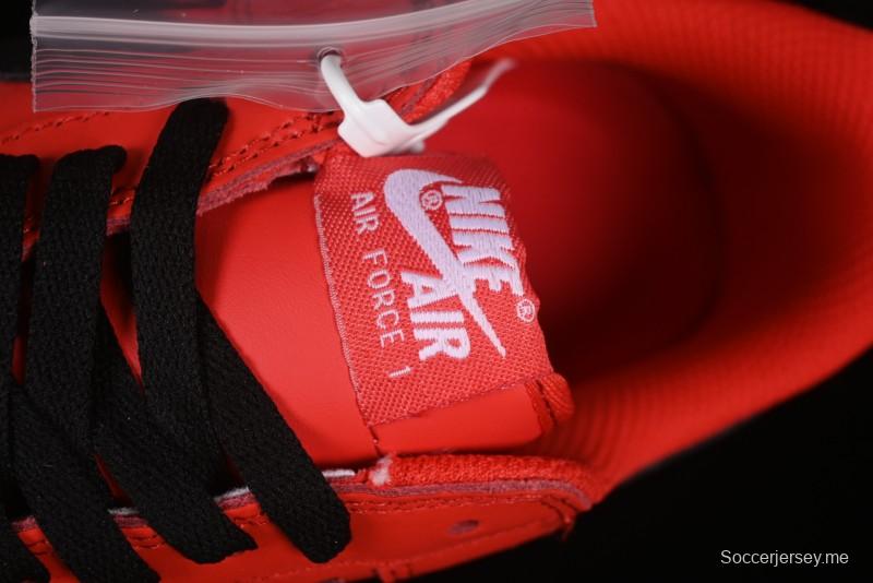 حذاء رياضي نايك اير فورس 1'07 منخفض بطيخي أحمر مائي مع وسادة هوائية كاملة الطول - FD7039-600