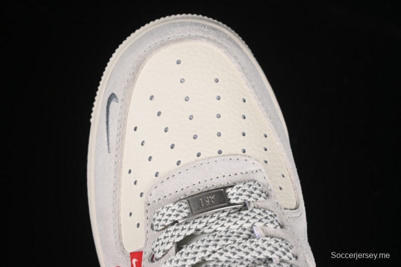 حذاء نايك اير فورس 1'07 منخفض من نايك بالتعاون مع ذا نورث فيس دوال تون إصدار عام الأفعى الرياضي الكاجوال - YX5066-313