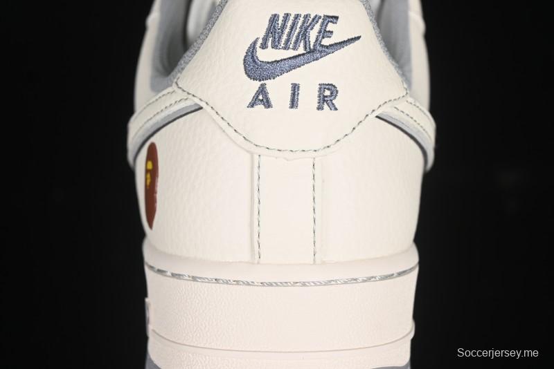 حذاء نايك اير فورس 1 '07 منخفض من نايك بالتعاون مع بابي باللون البيج ستاري سكاي سنيكرز كاجوال - HH7518-065