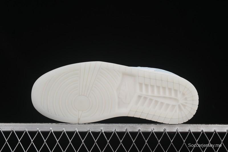 نايك اير جوردان 1 اير جوردان 1 لاو AJ1 AJ1 أزرق نعناعي منخفض الكاجوال لايف ستايل - HJ5999-400