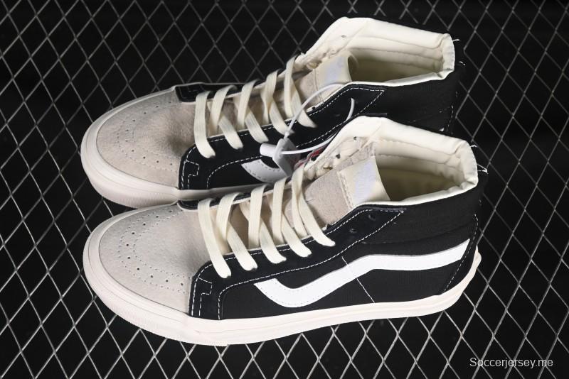 حذاء Fear of God x Vans Sk8-Hi ذو الكعب العالي من فانس باللون الأسود/الأبيض البسيط - VN0A2XS1ML5