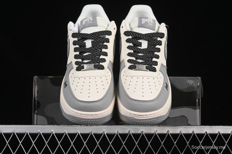 حذاء نايك اير فورس 1'07 منخفض بالتعاون مع بابي سنيكرز كاجوال بيج ستار - XS1958-571