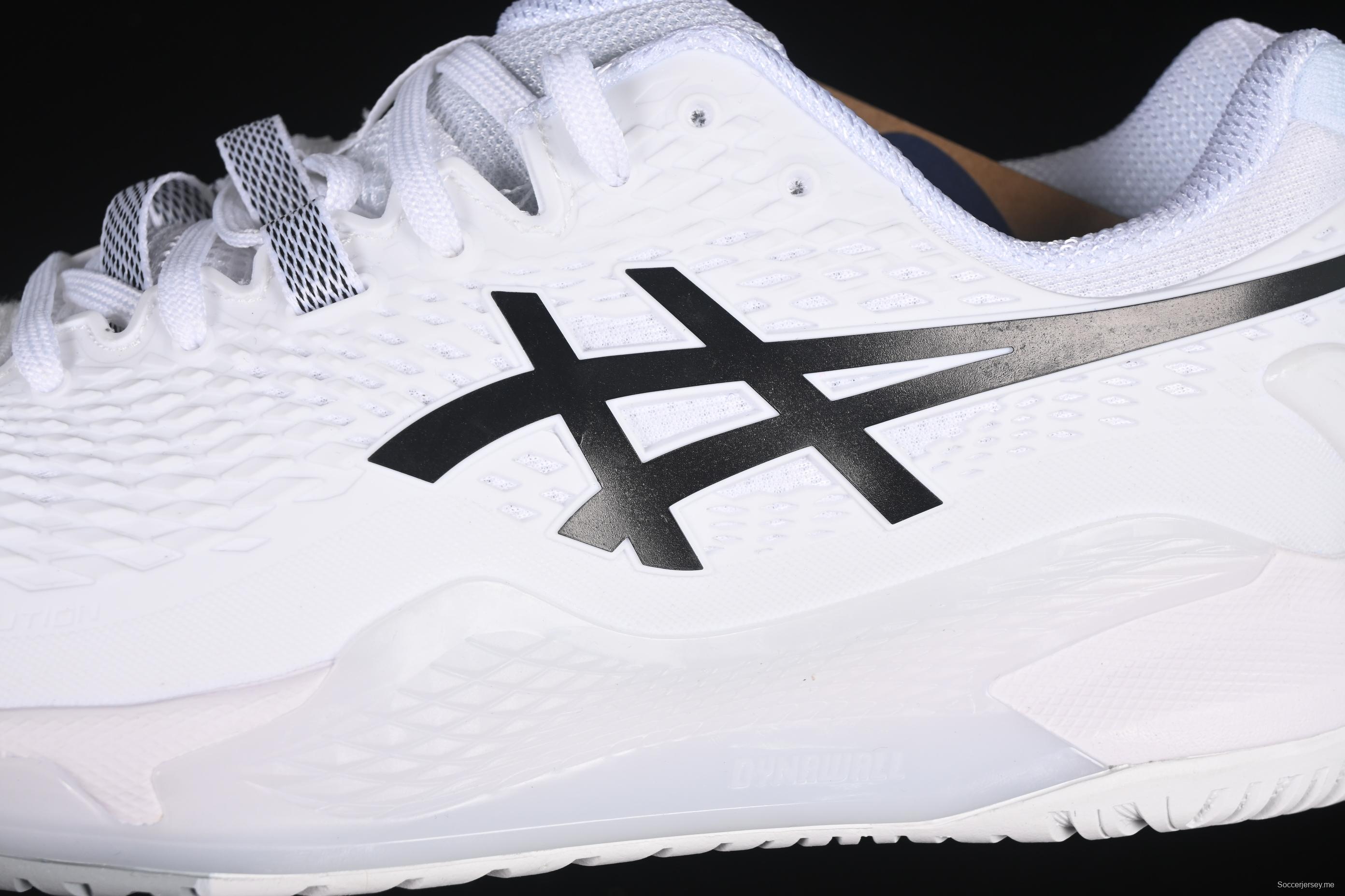 حذاء الجري جل-ريسوليوشن 9 ريترو من اسيكس جل-ريسوليوشن 9 مبطن كاجوال قابل للتنفس - 1041A330-100