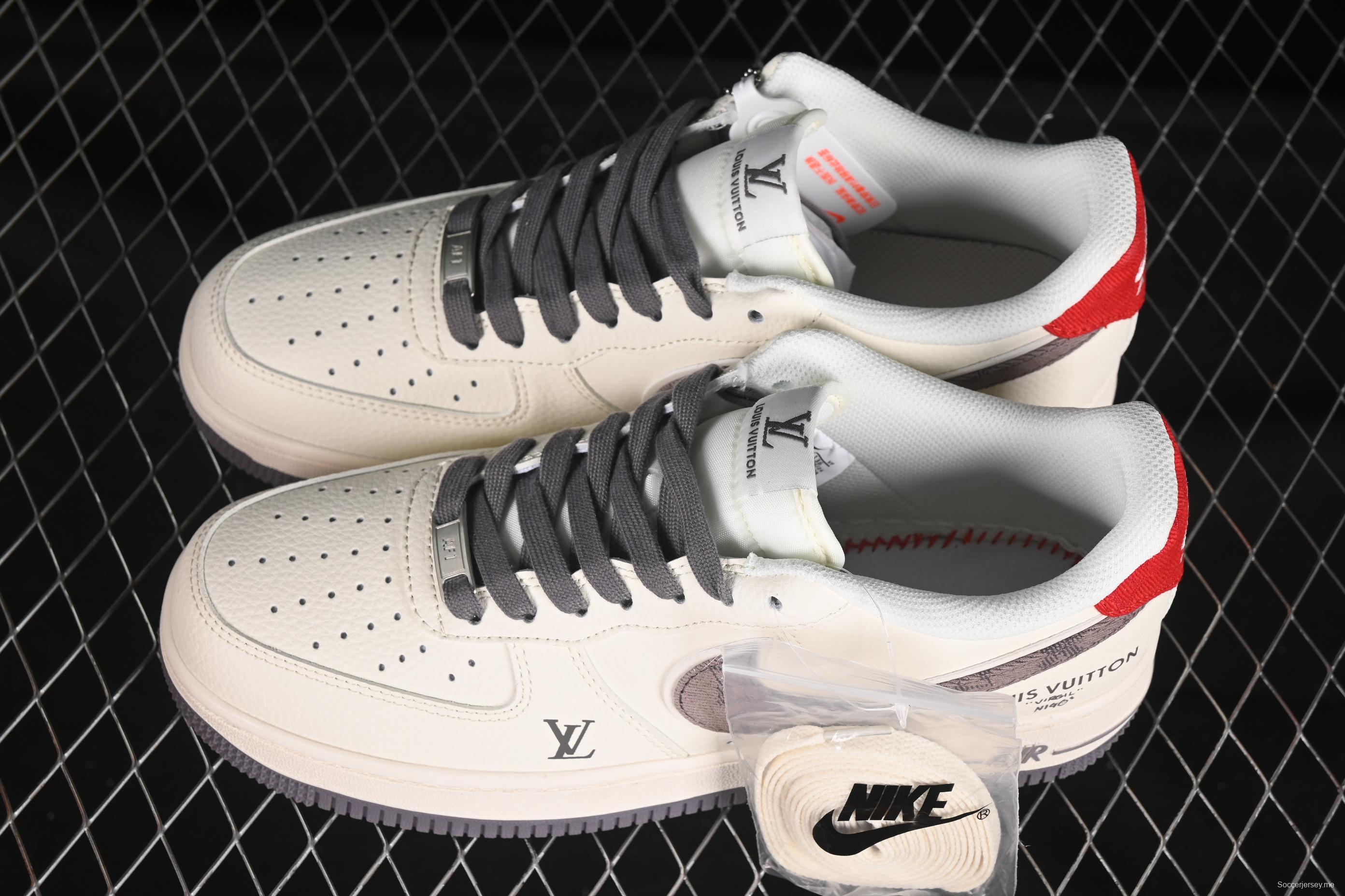 حذاء نايك اير فورس 1'07 المنخفض من نايك اير فورس 1'07 لون رمادي دنيم سووش سنيكرز كاجوال - XX3168-136