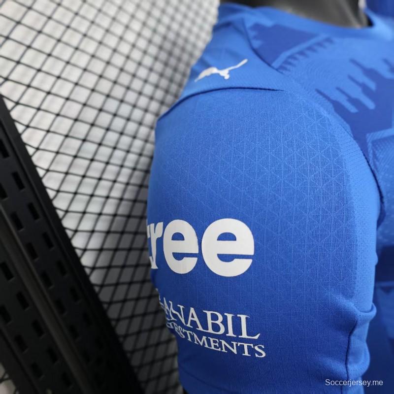 إصدار اللاعب 25/26 قميص الهلال الأساسي 25/26