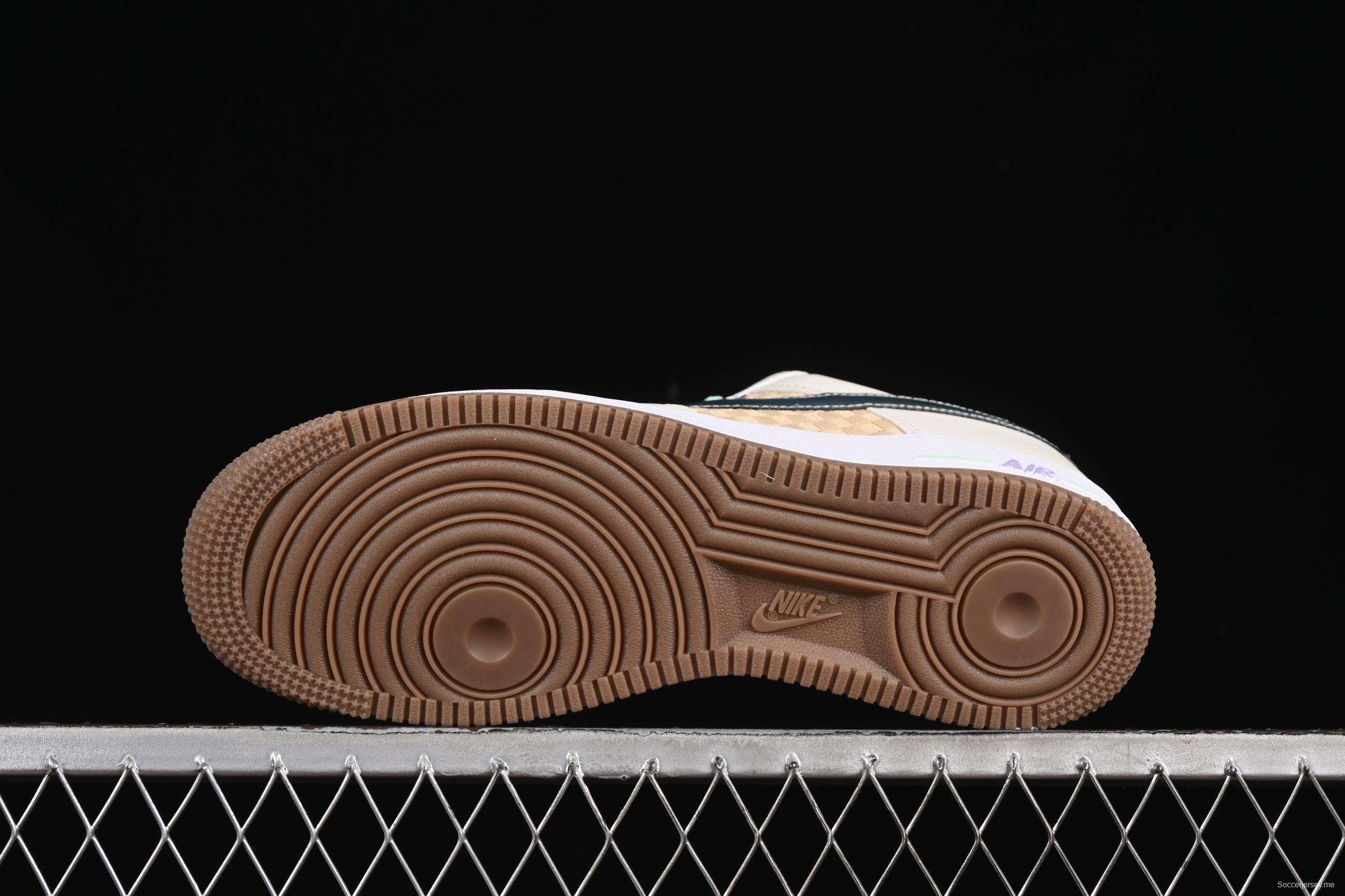 حذاء رياضي نايك اير فورس 1'07 منخفض كاجوال مع وسادة هوائية كاملة الطول - IB5722-100