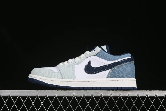 Nike Air Jordan 1 Low "Canadian Tuxedo" Basketball Shoes - IH0648-141