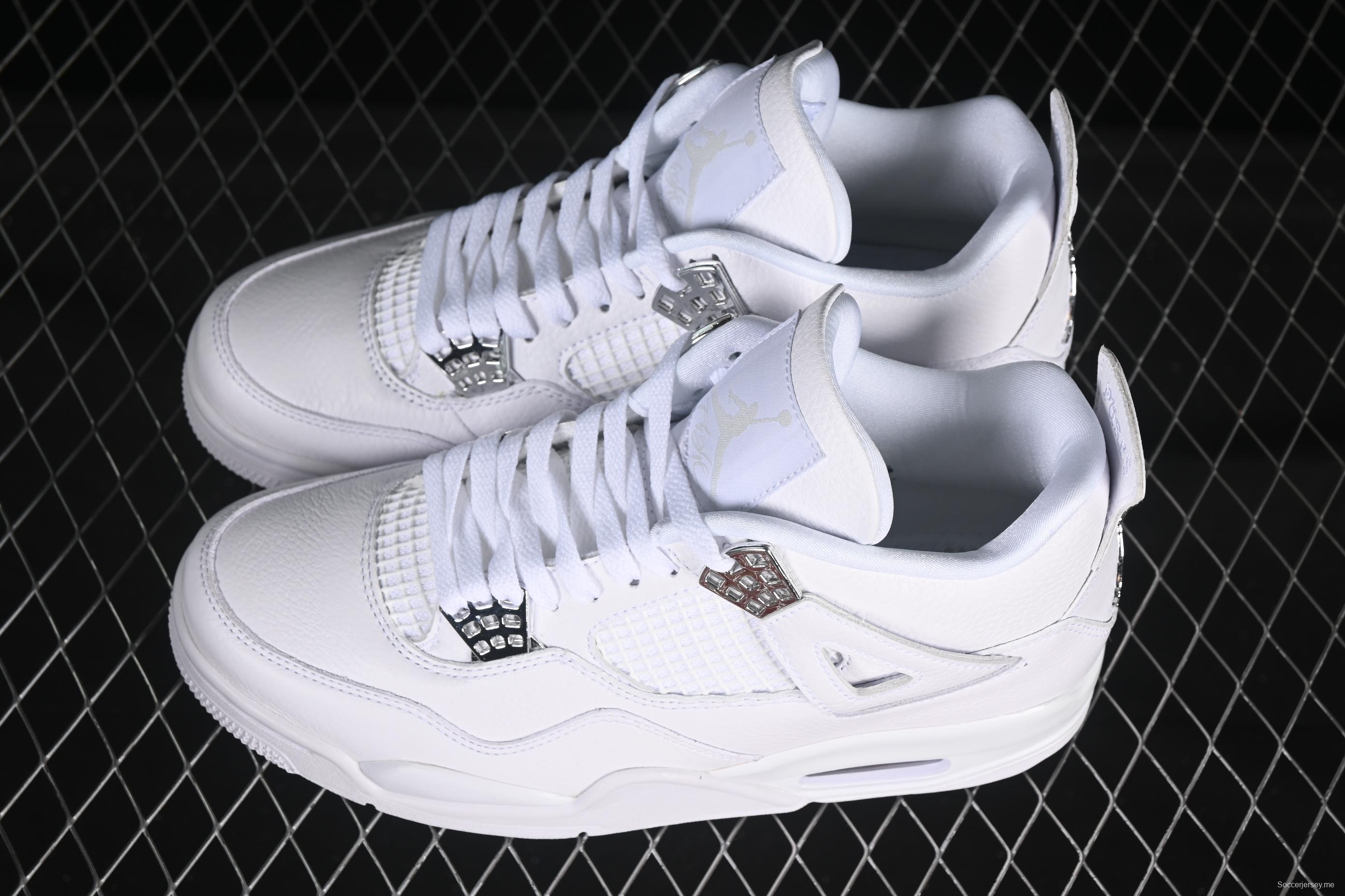 Nike Air Jordan 4 Retro PureMoney Sneakers - 308497-100