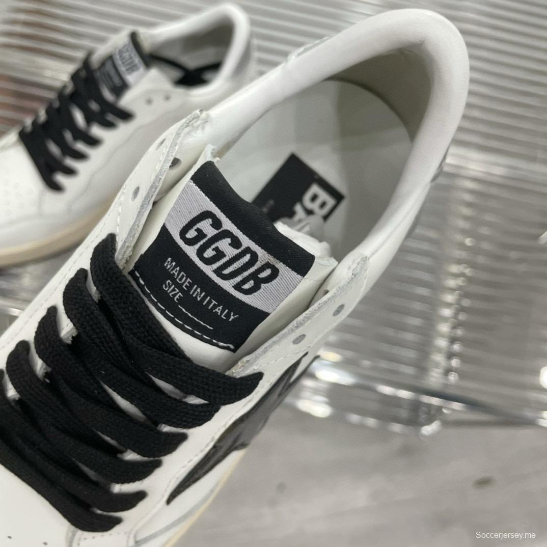 2024 Unisex GGDB White Black Leather Sneakers MJ00260