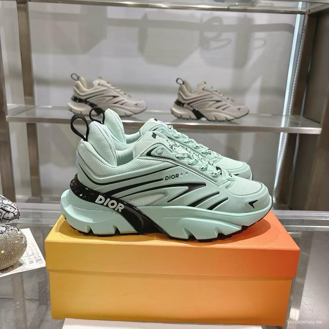 2024 Unisex Dior mint mesh leather sneakers MJ00360