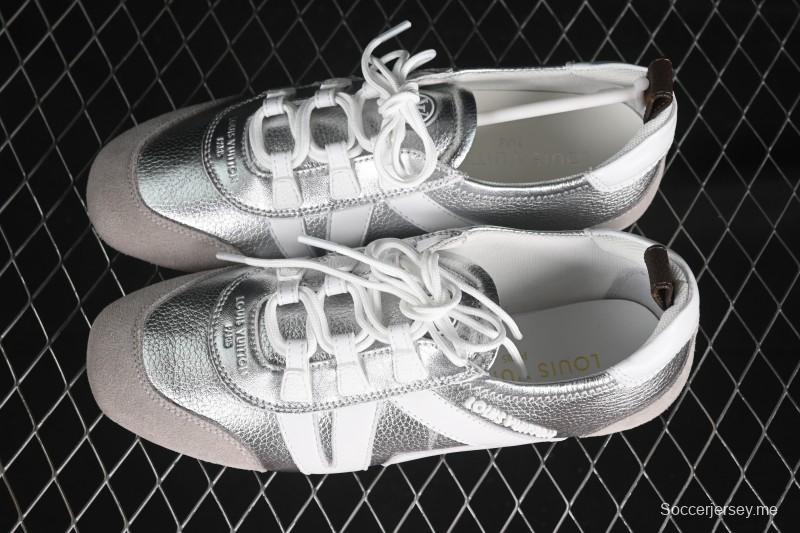 Louis Vuitton Sneakerina Round Toe Lace-Up Ballet Style Flat Training Shoes - N.F6